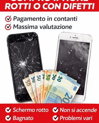 iphone rotti con difetti