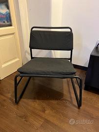 Poltrona/Sedia LINNEBÄCK IKEA grigio scuro