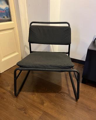 Poltrona/Sedia LINNEBÄCK IKEA grigio scuro