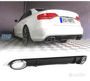 DIFFUSORE AUDI A4 B8 07-11 LOOK RS4