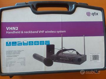 Sistema microfonico Wireless VHF a doppio canale