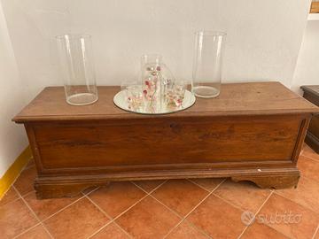 Cassapanca antica legno