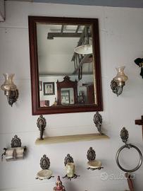 set completo bagno madreperla