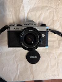 Pentax k1000 più obbiettivi e flash