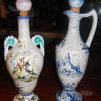 Anforette coppia in ceramica dipinta MGA