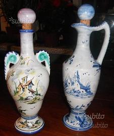 Anforette coppia in ceramica dipinta MGA