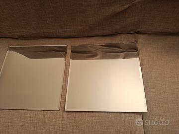 Piatti decorativi specchi silver 35x35