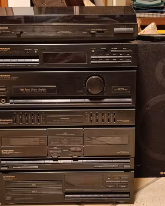 Impianto Stereo Hi-Fi Pioneer a Torre + Casse