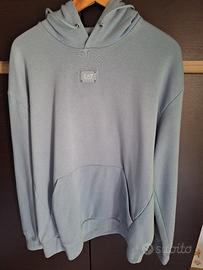 Felpa azzurra oversize EA7 Emporio Armani - Unisex