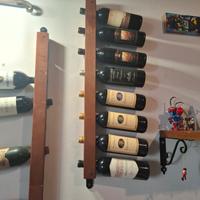 portabottiglie artigianale in legno