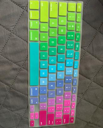 Copritastiera in silicone colorato per MacBook