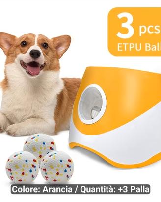 tira palline automatico per cani