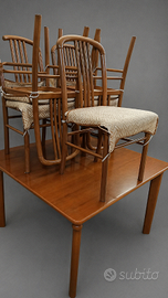 tavolo allungabile e sedie