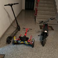 Mini moto over board e monopattino