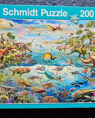 Puzzle Schmidt dinosauri 200 pezzi