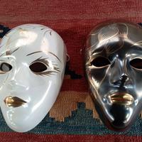 Maschere veneziane in ceramica 
