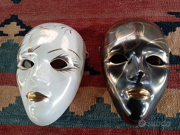 Maschere veneziane in ceramica 