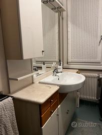 Mobile bagno bianco cm. 140