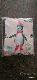 costume gonfiabile pinguino di natale
