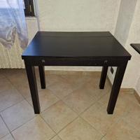 SCRIVANIA IN LEGNO CON PIANO RIBALTABILE