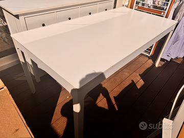 Tavolo allungabile legno bianco