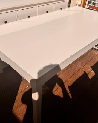 Tavolo allungabile legno bianco