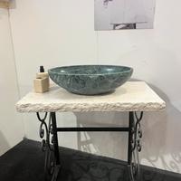 Lavabo da bagno in Verde Alpu