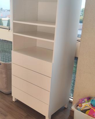 libreria con cassetti IKEA Smastad Platsa
