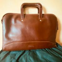 Borsa da lavoro ZIPPO in pelle marrone - porta pc