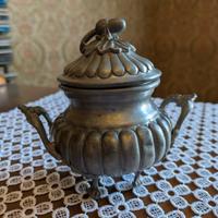 zuccheriera in peltro