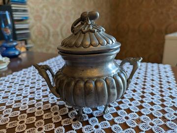 zuccheriera in peltro