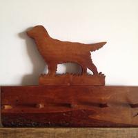 Porta guinzagli da parete Flat Coated Retriever