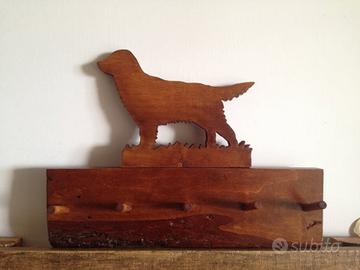 Porta guinzagli da parete Flat Coated Retriever