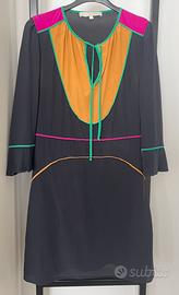 Vanessa Bruno abito in seta corto, manica 3/4