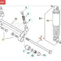 Perno motore Aprilia Scarabeo 50 AP8221160