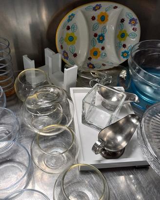 set 48 pezzi per cucina e tavola accessori vari