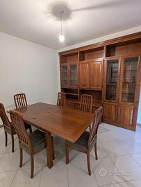 Mobili sala da pranzo in noce