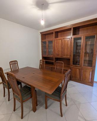 Mobili sala da pranzo in noce