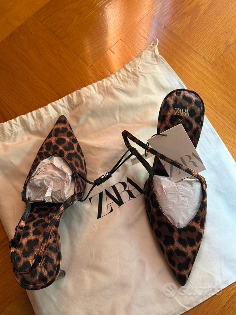 Scarpe Zara Decollete Animalier Zara Zara Scarpe Slingback Con