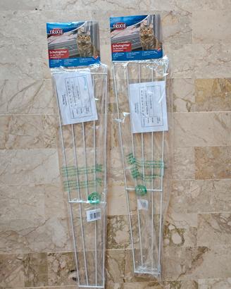 2 griglie metalliche per finestra protezione gatti