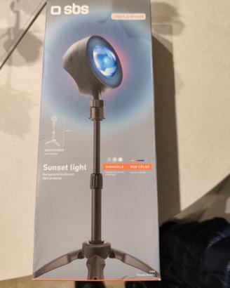 Lampada Sunset Light SBS con treppiede -