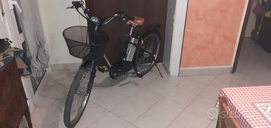 Bici elettrica con 7 marce ed acceleratore manuali