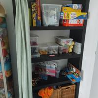 Libreria nera L105 cm