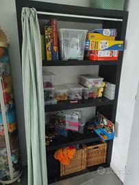 Libreria nera L105 cm