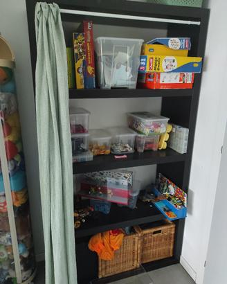 Libreria nera L105 cm