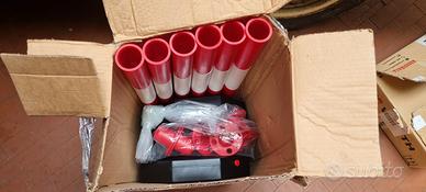 6 colonnine in pvc per catena