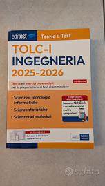 Manuale EdiTEST TOLC-I Ingegneria 2025/2026