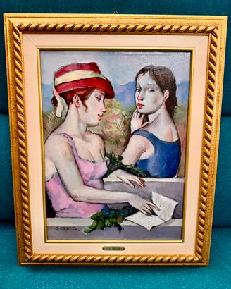 Ciro Adrian Ciavolino.Quadro olio su tela