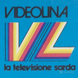 Poster Manifesto Videolina Sardegna vintage anni80