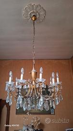 lampadario a gocce in stile Maria Teresa 